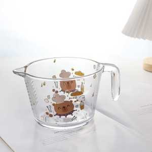 Tazza dosatrice in vetro ecologica di grande capacità per montare la panna, con scala graduata, per cottura e filtraggio di liquidi (uova) <span class=keywords><strong>YS</strong></span> - Product Image 3