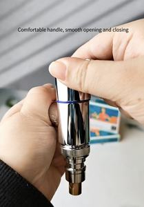 <span class=keywords><strong>Robinet</strong></span> universel en acier inoxydable pour lave-linge, arrêt automatique de l'<span class=keywords><strong>eau</strong></span>, vanne d'angle compacte pour machine à laver, idéal pour appartements et hôtels - Product Image 2