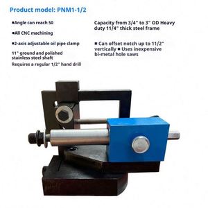 REALMAX Manual Pipe Notcher <strong>Gear</strong> and Bearing Core Components Horizontal Pipe Notcher Machine <strong>Cutting</strong> Tubes for Cnc Machine <strong>Tools</strong> - Product Image 3