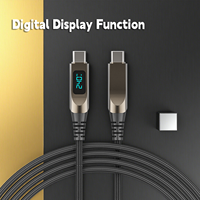 Câble USB-C vers USB-C 240W pour iPhone 17 Pro Max, câbles de données avec affichage numérique, câble USB-C pour chargeur iPhone, iPad, Macbook