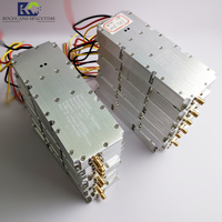 Modul Amplifikasi RF Broadband 5.8G Generator Sinyal Daya 10W-100W Sistem Pertahanan Drone DIY Sederhana