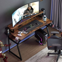 Vekin Table de jeu ergonomique en bois de Style Morden, multifonction, bon marché, ordinateur PC, bureau de jeu pour joueur