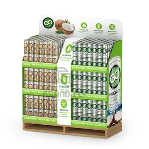 Custom 1/2 3 Sided Retail Pdq Cardboard Quarter Display Box Pallet Stand Drinks Half Pallet Display Stacking For Supermarket