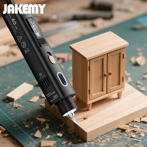 Taglierina Ultrasonica Portatile JAKEMY 35W 40kHz con Lama a 30 Punte per Legno/Cartone/Fai-da-Te, DC 12V/15V, Qualità Professionale - Product Image 1