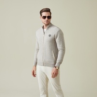 Pull tricoté décontracté d'affaires haut de gamme personnalisé pour hommes Pull Vetement Homme Vêtements pour hommes à la mode Veste Cardigan Pull zippé