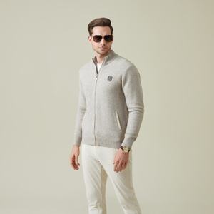 사용자 정의 하이 엔드 비즈니스 캐주얼 니트 스웨터 남성 당겨 Vetement 옴므 트렌디 남성 의류 재킷 카디건 집업 스웨터 - Product Image 4