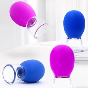 Nouvel ensemble de ventouses en silicone de qualité alimentaire pour massage corporel et facial - Product Image 2