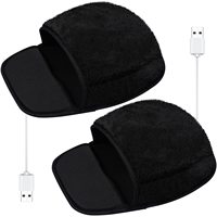 Tapis de souris chauffant amovible USB tapis de souris en peluche pour hommes et femmes bureau maison ordinateur portable tapis de souris chauffant //