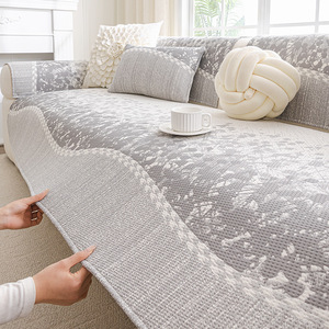 <b>Sofa</b> <b>Cover</b> Cooling Non-Slip Ice Silk 145-185Cm Stripe Pattern <b>For</b> General <b>Sofa</b> Summer 2026 - Product Image 3