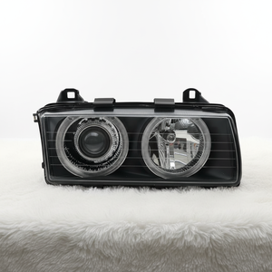 Faros Delanteros para <span class=keywords><strong>BMW</strong></span> <span class=keywords><strong>E36</strong></span> con <span class=keywords><strong>Ojos</strong></span> <span class=keywords><strong>de</strong></span> Ángel - Product Image 2