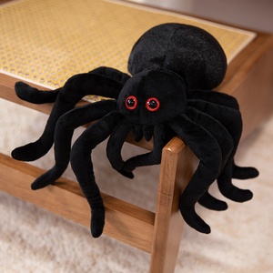 <span class=keywords><strong>Jouet</strong></span> animal en peluche fausse araignée noire vente de gros - Product Image 4