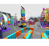 Aire de jeux intérieure commerciale multifonctionnelle pour enfants, grande taille, avec équipement de conception de parcs de jeux souples, thèmes optionnels, pour l'exportation mondiale