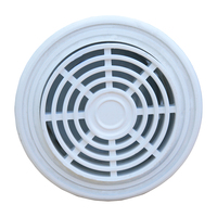 Grilles de ventilation en alliage d'aluminium sur mesure, diffuseur tourbillonnant, réduction du bruit, installation facile, durable pour