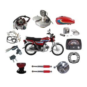 Venta al por mayor de fábrica, interruptor de mango plateado clásico para motocicleta clase A, interruptor de palanca de mango izquierdo y derecho, apto para CD70 JH70 - Product Image 3