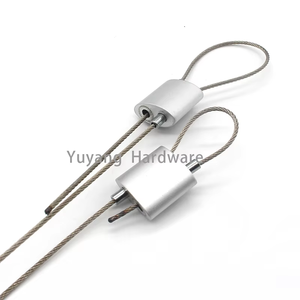 Most Poulare Pince à câble en laiton Système de suspension au plafond Kit de suspension à fil réglable pour éclairage 1.3 pouces - Product Image 2