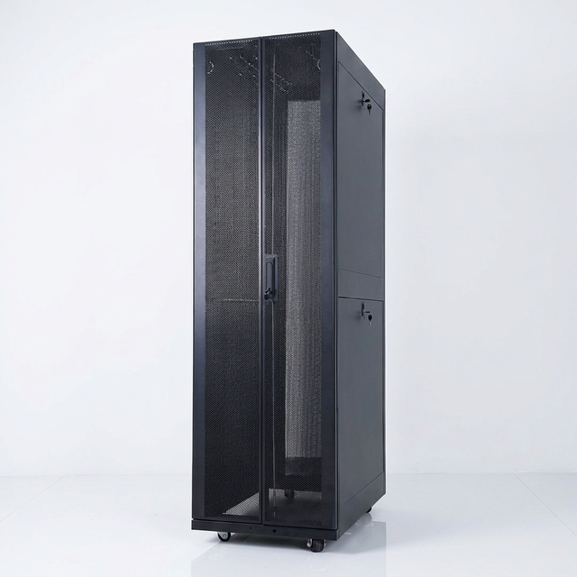 Heavy-duty 19-inch SPCC Cold Rolled Steel DIN41491-1 Server Rack Cabinets of 22U/32U/42U for Data Centers
