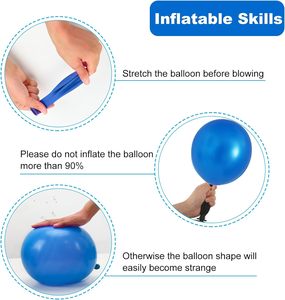 120 pièces ballons congelés 12 pouces violet Latex argent ballons flocon de neige confettis ballons avec rubans pour fournitures de fête d'hiver - Product Image 3