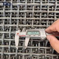 Grillage métallique carré tissé ondulé pour tamis vibrants