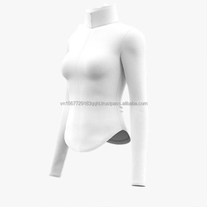 เสื้อโยคะกันแดดแบบซิปครึ่งตัว ทรงเข้ารูป ยืดหยุ่น ระบายอากาศได้ดี เหมาะสำหรับออกกำลังกายกลางแจ้ง รุ่นใหม่ประจำฤดูร้อน - Product Image 5