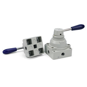 Válvula Manual Accionada por Solenoide 4HV210-08 230V, Interruptor de Control de Cilindro, Válvula de Palanca con Estructura de Piloto para Gas - Product Image 2
