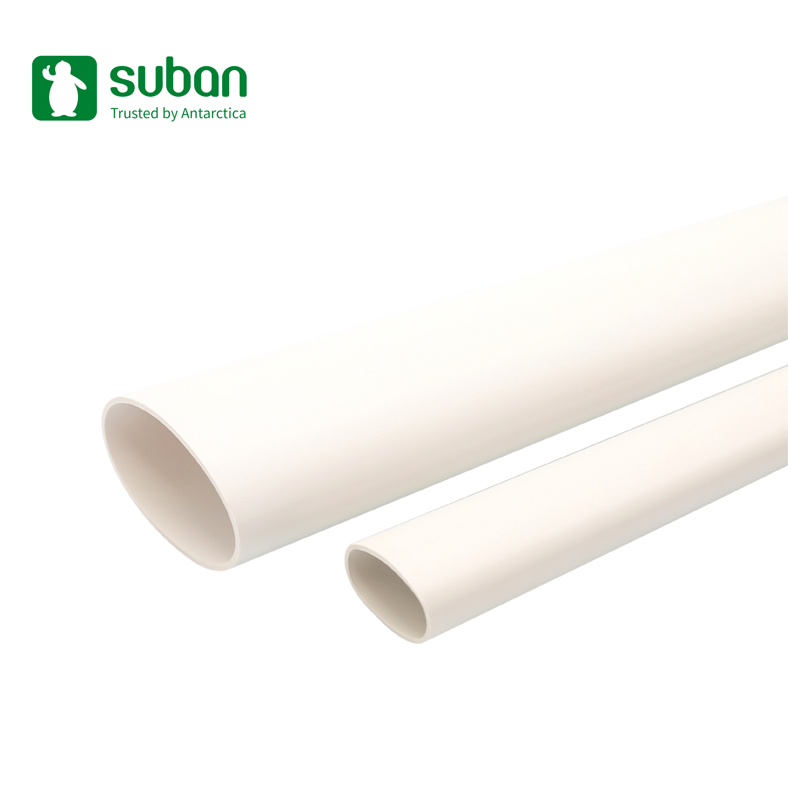Corrosion-Resistant 140mm PVC Hard Plastic Tubes for Water Supply Drainage Irrigation ASTM Compliant Flexible Socket Butt Fusion