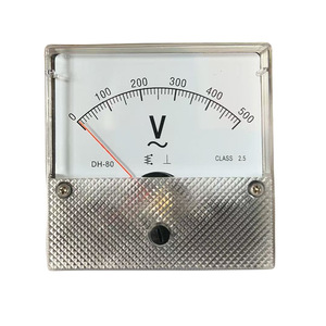 DH-80 เครื่องวัดโวลต์มิเตอร์แบบเดี่ยว (3A-60A) แบบตั้งแนวตั้ง ชนิดเข็มชี้ AC ช่วงการวัดกว้าง เครื่องวัด HZ 80 โวลต์มิเตอร์ 80 แอมมิเตอร์ - Product Image 2