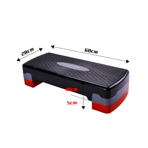 LS1117 Essentials Exercise <strong>Step</strong> Platform Aerobic Stepper Bench, Fitness Equipment Workout <strong>Deck</strong> with Adjustable Riser <strong>Height</strong>