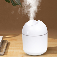 Kinscoter humidificateur de voiture à ultrasons Portable Usb Mini humidificateur veilleuse 250ml humidificateur d'air pour la maison