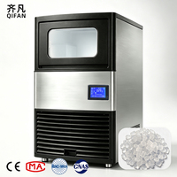 Machine à glaçons commerciale en forme de nuggets, certifiée CE, directement de l'usine, machine à glaçons en forme de galets, 60 kg par jour, pour restaurant, café, bar