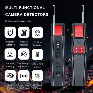 Détecteur de caméra cachée multifonctionnel 8MP 1080P, scanner de signal RF anti-espionnage, localisateur de traceur GPS, zoom optique 10x-20x pour les voyages - Product Image 1