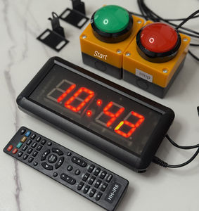 <span class=keywords><strong>Chronomètre</strong></span> numérique LED à 4 chiffres de 1,5 pouce avec télécommande, horloge de compte à rebours précise pour les jeux et les compétitions - Product Image 6