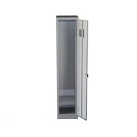 Meubles de bureau modernes Structure KD Simple 1 porte Casier en acier Armoire métallique pour vêtements Solution de rangement