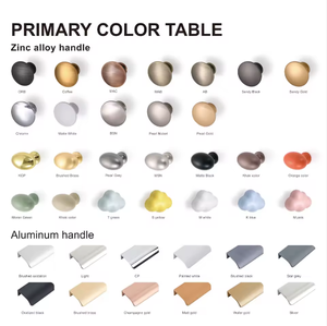 Europese stijl messing handvat van echt rundleer voor keuken en hotel, voor kledingkastdeur, lade, schoenenkastknop - Product Image 5