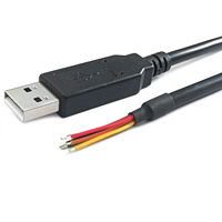 Ftdi Interfaz Pcb USB a RS232 Adaptador de serie PCB con electrónica integrada para conector USB y LED
