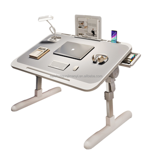 Integrated Bed and Table Simple Adjustable Aluminum Folding Lazy Laptop <strong>Desk</strong> for Home <strong>Bedroom</strong> <strong>Small</strong> Computer Stall - Product Image 2