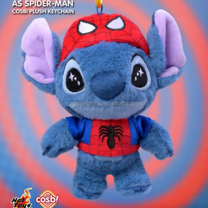Set Regalo Ufficiale Hot Toys Stitch COSBI con Scatola, Portachiavi <span class=keywords><strong>di</strong></span> Peluche, Bambola Carina, Ciondolo Giocattolo Spider-Man per Regalo <span class=keywords><strong>di</strong></span> Compleanno - Product Image 3