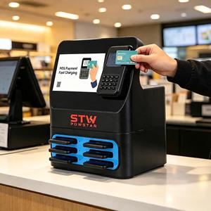 Distributeur automatique de batteries externes à charge rapide 60W avec paiement NFC pour la <span class=keywords><strong>location</strong></span> dans les restaurants, cafés et usines - Product Image 1