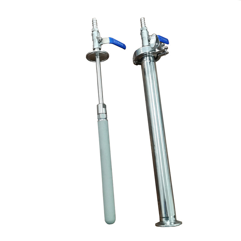 Кислородный углекислотный камень с тройным зажимом или резьбовым соединением