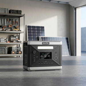 Station d'alimentation portable, grande capacité 2000W-2500W, générateur de stockage d'énergie, contrôleur MPPT, batterie externe, port lampe torche - Product Image 1
