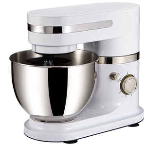 Robot pâtissier multifonction pour la maison, 700W, 4,5L, électrique, 6 vitesses, design à tête inclinable, mélangeur pour gâteaux et pâtes, bol en acier inoxydable - Product Image 1