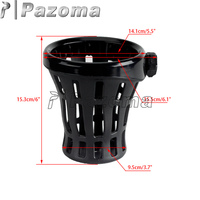 Support de tasse à boisson pour moto, pour Harley BMW Ducati Honda Kawasaki Suzuki Victory Yamaha, en caoutchouc et alliage d'aluminium