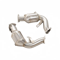Venta al por mayor de fábrica de tubo de escape de acero inoxidable de alta calidad para Audi S5 B7 4.2L 2007-2012, tubo delantero para mejora de potencia