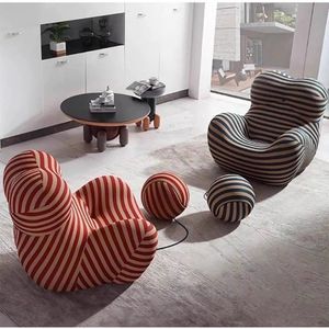 Sillón Mama UP5 con Otomana, Réplica a Rayas del Icónico Sillón Mama Italiano, Conjunto de Taburete de Bola, Sillón Lounge UP5 y UP6 2025 - Product Image 4