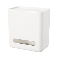 Boîte de rangement à chaussures murale sans perçage, grande capacité, avec film plastique de conservation et filtre de cuisine