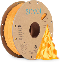 Ramah lingkungan naturework bahan baku SOVOL 3D pencetakan filamen 1.75mm PLA filamen untuk FDM 3D Printer