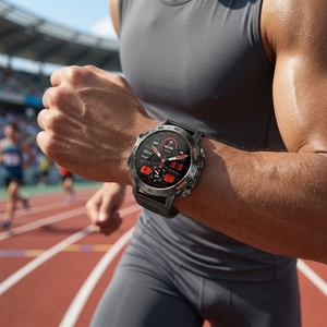 Smartwatch Sportivo K52 da <span class=keywords><strong>Uomo</strong></span>, Impermeabile IP67, Batteria da 400mAh, Touchscreen, Fitness Tracker con Chiamate Telefoniche e Funzionalità per Attività all'Aperto - Product Image 1