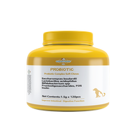 Complément alimentaire naturel personnalisé pour animaux de compagnie, probiotiques, prébiotiques, comprimés à mâcher souples, absorption rapide pour chats et chiens, biologique, sans céréales, santé immunitaire intestinale