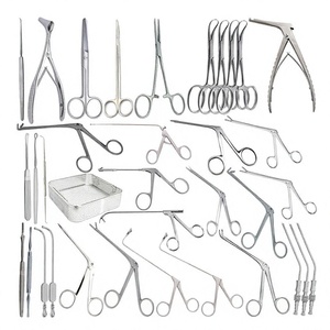 ชุดเครื่องมือผ่าตัดโพรงจมูกแบบส่องกล้อง Fess Instruments Complete Set คู่มือการผ่าตัดโพรงจมูก ชุดเครื่องมือผ่าตัดทั่วไป Class I Grip GS-DF-0010 1 - Product Image 1