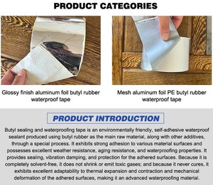 Nhà Máy Giá chống ăn mòn lão hóa dính <span class=keywords><strong>BUTYL</strong></span> dính chống nước nhôm lá nhấp nháy <span class=keywords><strong>BUTYL</strong></span> Băng cao su chống rò rỉ - Product Image 3