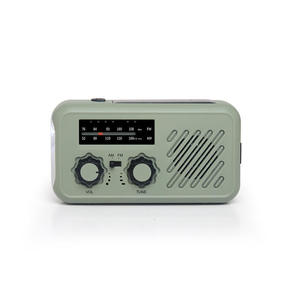Rechargeable Factory OEM Solar Radio AM FM SW 3 Band 2000mAh Portable <b>LED</b> <b>Flashlight</b> Outdoor Camping Radio Lightweight - Product Image 5